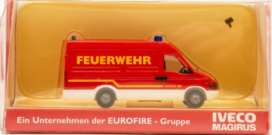 Wiking 129232 (1:87) – Iveco Magirus Daily 35-10 Feuerwehr Fan Shop Fahrzeug 