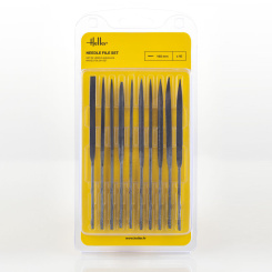 Heller 99004 – Nadelfeilen-Set, 10-teilig für Kunststoff, Holz & Metall 