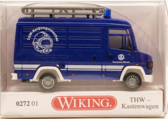 Wiking 027201 (1:87) – Mercedes-Benz 507 D  Kastenwagen THW Bergungstaucher 