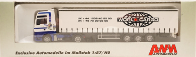 AWM (1:87) – MAN Gardinenplanen-Sattelzug World Cargo 