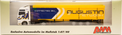 AWM 74205 (1:87) – MAN Schubbodenauflieger-Sattelzug Augustin Network 