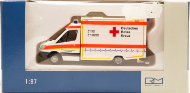 Rietze 61593 (1:87) – Mercedes-Benz Sprinter RTW DRK Kreisverband Niederrhein e.V. F 