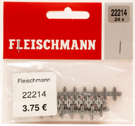 Fleischmann 22214 (N) – Isolierschienenverbinder für Spur-N-Gleise ohne Bettung 