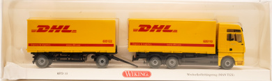 Wiking 057310 (1:87) – MAN TGX Wechselkofferhängerzug DHL 