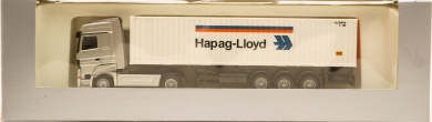 AWM (1:87) – Mercedes-Benz Actros Container Auflieger Hapag-Lloyd Werbemodell 