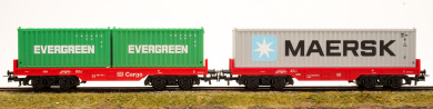 Märklin 44700 – 2-teiliges Containerwagen Set der DB Cargo, DB AG 