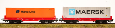 Märklin 44700 – 2-teiliges Containerwagen Set der DB AG 