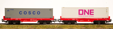 Märklin 44700 – 2-teiliges Containerwagen Set der DB Cargo, DB AG 