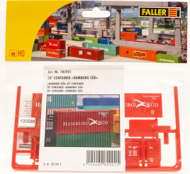 Faller 182001 (1:87) –  20 Fuß Container Hamburg Süd 