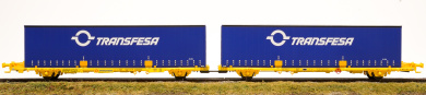 Sudexpress SUTF03517 – Container-Doppelwagen Laagrss der Transfesa 