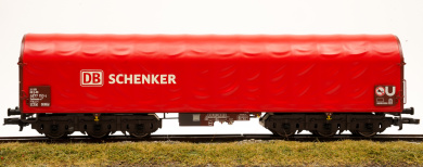 Lilliput L235778 – Schiebeplanenwagen Sahimms-u 901 der DB Schenker 