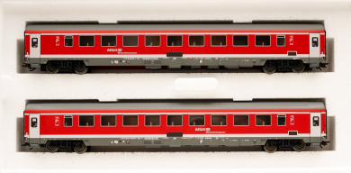 Märklin 42989 – 2-teiliges Reisezugwagen-Set -München-Nürnberg-Express- der DB AG 