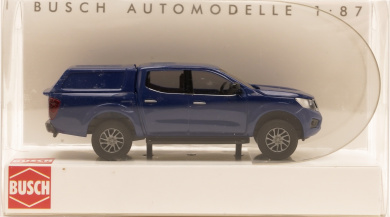 Busch 53705 (1:87) – Nissan Navara mit Hardtop, Blau 