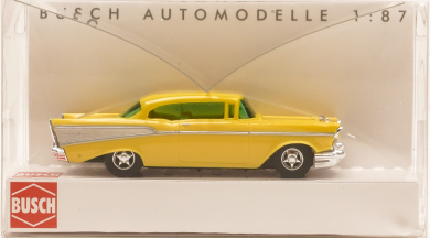 Busch 45026 (1:87) – Chevrolet Bel Air 57, Gelb 