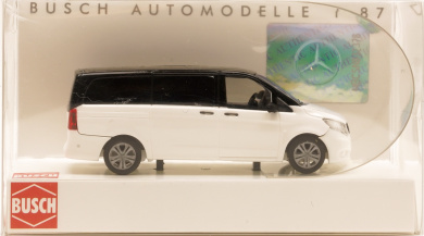 Busch 51129 (1:87) – Mercedes-Benz Vito Bestattungsfahrzeug, Weiß 