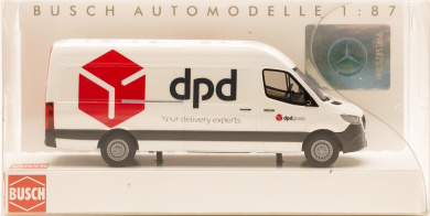 Busch 52634 (1:87) – Mercedes Sprinter langer Radstand, DPD 