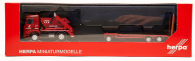 Herpa 318396 (1:87) – Mercedes-Benz Arocs Absetzkipper AK12 mit TU3-Anhänger Küchler 