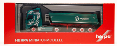 Herpa 318525 (1:87) – Volvo FH GL 2020 Kipp-Sattelzug Kiefl Transporte (Bayern/Weiding) 