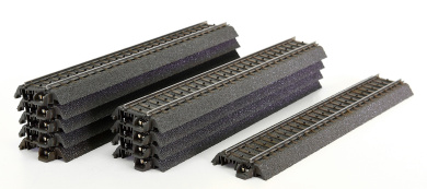 Märklin 24188 – 10 x gerades C-Gleis, Länge je Gleis 188,3 mm 
