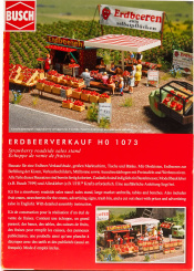 Busch 1073 (1:87) – Bausatz Erdbeerverkauf 