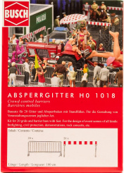 Busch 1018 (1:87) – Absperrgitter-Set 
