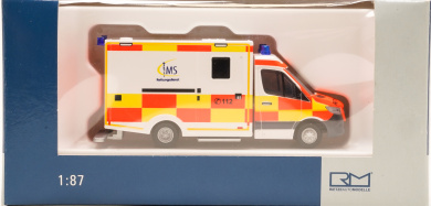 Rietze 76193 (1:87) – Mercedes-Benz Sprinter WAS RTW 18, IMS Rettungsdienst München 