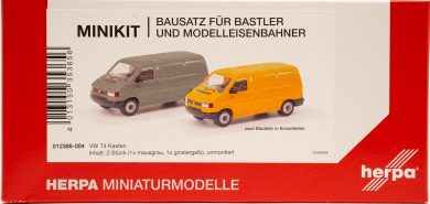 Herpa 012386-004 (1:87) – VW T4 Kasten, grau/ginstergelb 