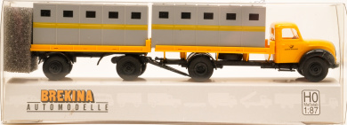 Brekina 42241 (1:87) – Magirus Mercur DBP Weber Behälter Lastzug A1238 