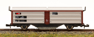Roco 25953 (N) – Schiebedach-/Schiebewandwagen als Schienenreinigungswagen Tbis der SBB 