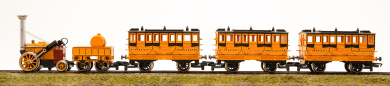 Hornby R621 (00) – Stephensons Rocket mit Wagen, Bastler 