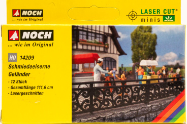 Noch 14209 (1:87) – Schmiedeeisernes Geländer 