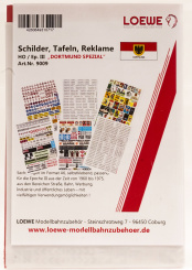 Loewe 9009 (1:87) – Schilder, Tafeln, Reklame Ep. III Dortmund Spezial 