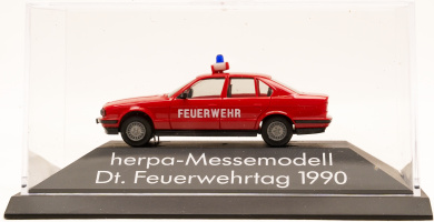 Herpa (1:87) – BMW 5er Reihe Herpa- Messemodell Deutscher Feuerwehrtag 1990  BMW C16 