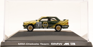 Herpa 82229417885 (1:87) – BMW M3 (E30) DTM 1991 MM-Diebels Team, Diebels Alt Nr.31, Christian Danner (BMW-Werbemodell) 