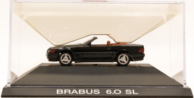 Herpa 25015 (1:87) – Mercedes-Benz SL 6.0 Brabus (R129) schwarz 