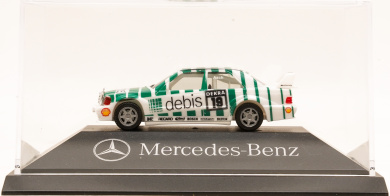 Herpa (1:87) – Mercedes-Benz 190E 2.5-16 Evolution II DTM 1991 Zakspeed, Debis Nr.19, Asch  (Mercedes-Werbemodell) 
