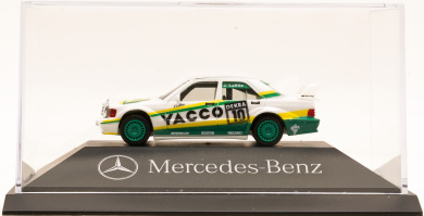 Herpa (1:87) – Mercedes-Benz 190E 2.5-16 Evolution II DTM 1991 Snobeck, Yacco Nr.10, Laffite (Mercedes-Werbemodell) 