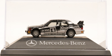 Herpa (1:87) – Mercedes-Benz 190E 2.5-16 Evolution II DTM 1991 AMG, König-Pilsener Nr.8, K. Ludwig (Mercedes-Werbemodell) 