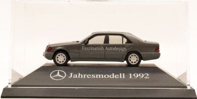 Herpa (1:87) – Mercedes-Benz 600SEL (W140) graumet. Faszination Autodesign 