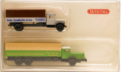 Wiking 9430324 (1:160) – 2 klassische Pritschen LKW W12 