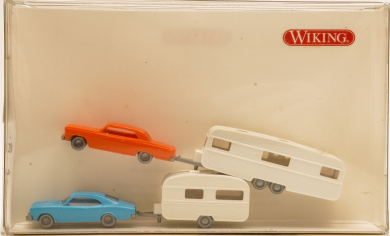 Wiking 9220620 (1:160) – 2 Wohnwagengespanne 