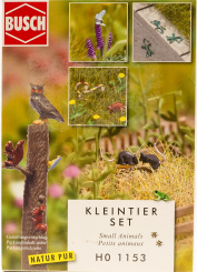 Busch 1153 (1:87) – Kleintier- Set Bausatz unbemalt 