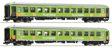 Roco 74193 – 2-teiliges Personenwagen-Set Bimz der Flixtrain 