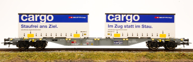 Roco 77341 – Containertragwagen Sgnss der SBB 