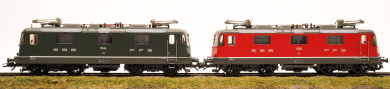 Märklin 37342 – Set mit 2 Elektroloks Re 4/4 II der SBB, digital (mfx/MM) 
