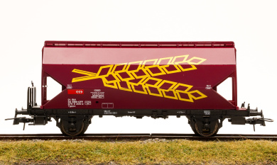 Roco 46389 (AC) – Getreide-Silowagen Tgpps der SBB 