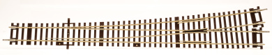 Roco 42488 – Weiche links Wl10, Abzweigwinkel 10°, Länge 345 mm 
