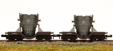 Minitrix 13826 – 2-teiliges Roheisenwagen-Set der Mannesmann AG 