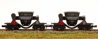 Minitrix 13827 – 2-teiliges Schlackewagen-Set der Mannesmann AG 