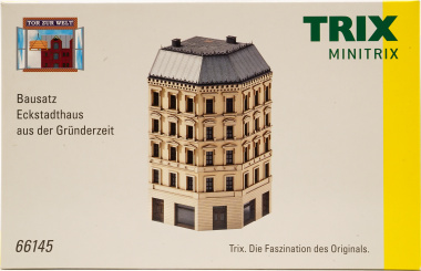 Minitrix 66145 – Bausatz Eck-Stadthaus aus der Gründerzeit 